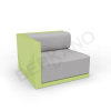 Диван угловой Fame с подушкой Spring Green, Gray