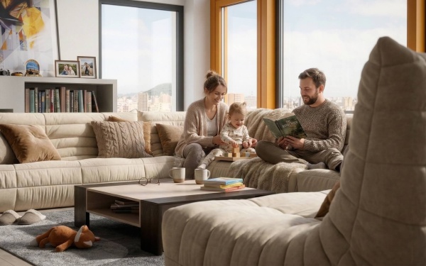 Кресло ДеФранс™️ 1-местное - Эконом микровелюр