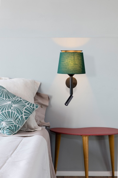 Бра с ридером Savoy черный/зеленый от интернет-магазина IDODOM.RU