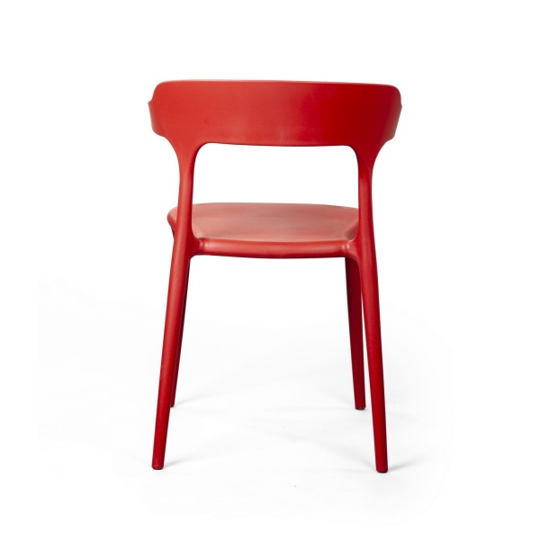 Стул Leo, первичный пластик красный от интернет-магазина IDODOM.RU