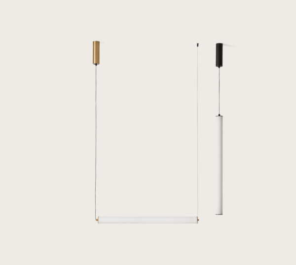 Подвесной светильник Tube золотистый от интернет-магазина IDODOM.RU