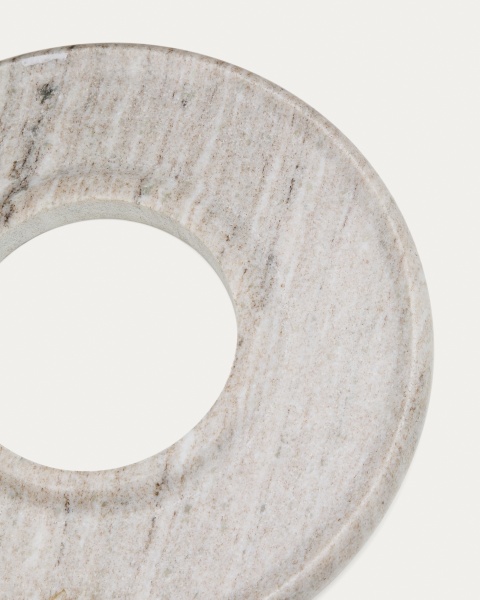 Поднос из бежевого мрамора Morel от интернет-магазина IDODOM.RU