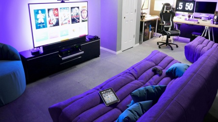 Диван ДеФранс™️ прямой 3-х местный - Ямайка шенилл уличная