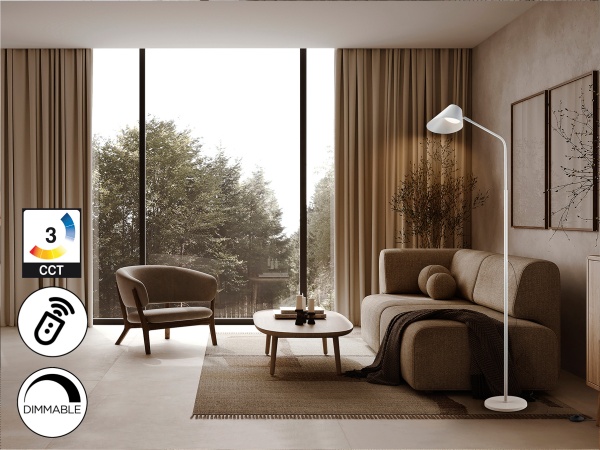 Esino Торшер 1L белый от интернет-магазина IDODOM.RU