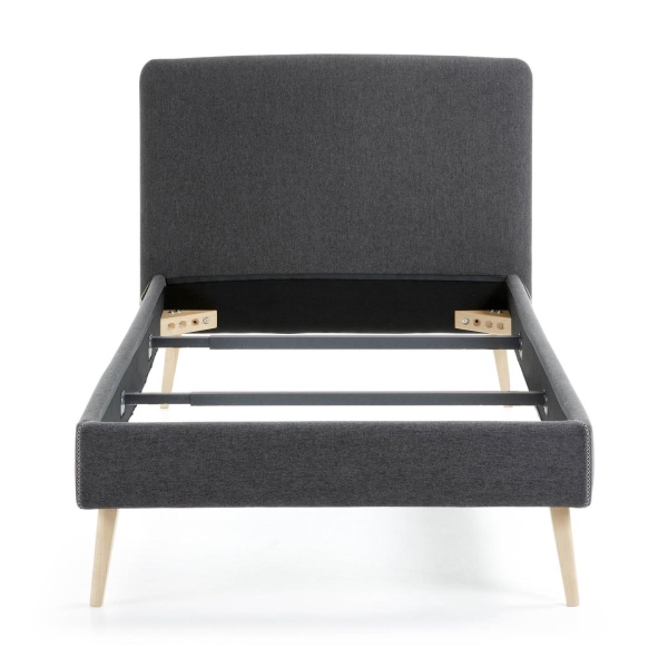 Кровать Lydia 90х190 темно-серая от интернет-магазина IDODOM.RU