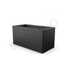 Кашпо Cubric 80*40 DB графитового цвета