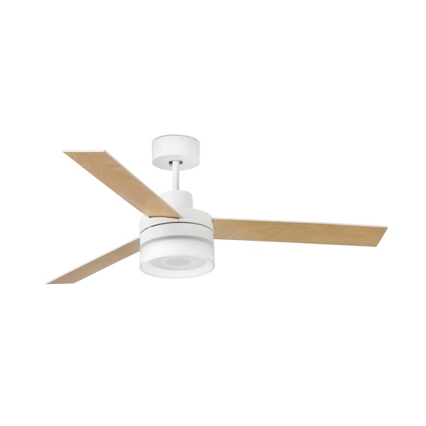 Белый потолочный вентилятор с динамиком Ice Led от интернет-магазина IDODOM.RU