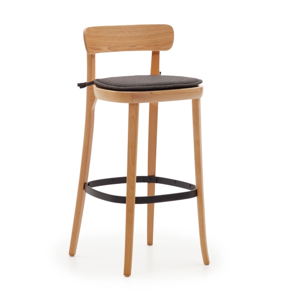 Romane Подушка для стула темно-серого цвета 43 x 43 см от интернет-магазина IDODOM.RU