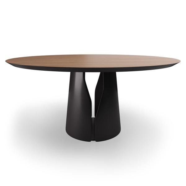 Стол круглый GIO 140, шпон от интернет-магазина IDODOM.RU