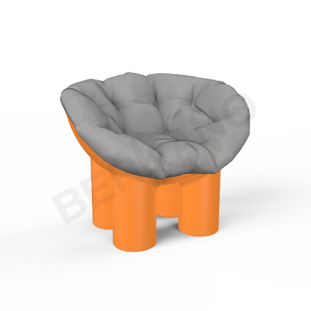 Кресло SLON Kids Orange, Gray