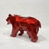 Медведь из углеродистой  стали. Финиш: Окрашивание по каталогу цветов Rall. Цвет: Красный. от интернет-магазина IDODOM.RU