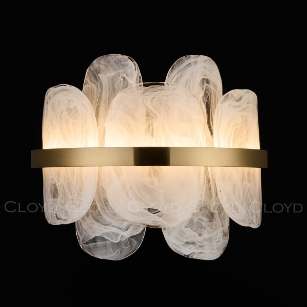 Бра Cloyd COLD W1 / выс. 28 см - латунь (арт.20419) от интернет-магазина IDODOM.RU