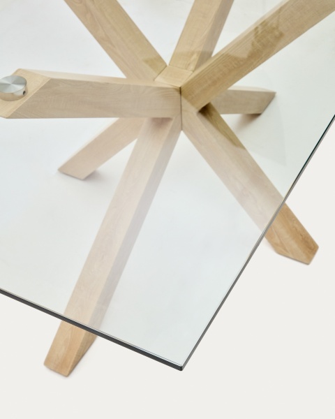 Обеденный стол Arya 180x100 стекло от интернет-магазина IDODOM.RU