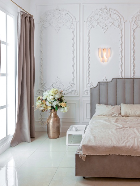 Бра Cloyd BAHAMA-A W3 / выс. 32 см - бел.керамика (арт.20179) от интернет-магазина IDODOM.RU