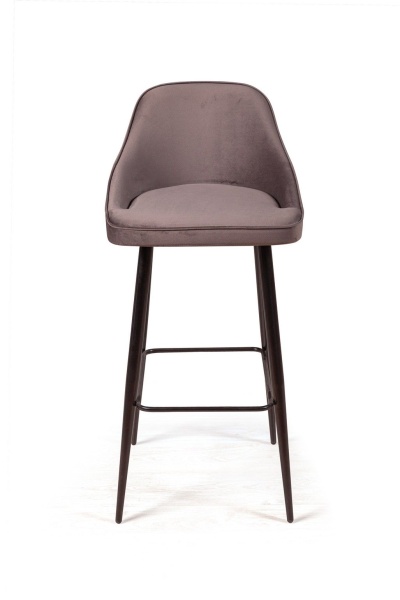 Стул барный Neo, бархат коричневый 12 от интернет-магазина IDODOM.RU