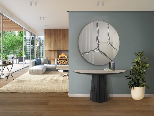 Koria Консоль цвет каменный/черный от интернет-магазина IDODOM.RU