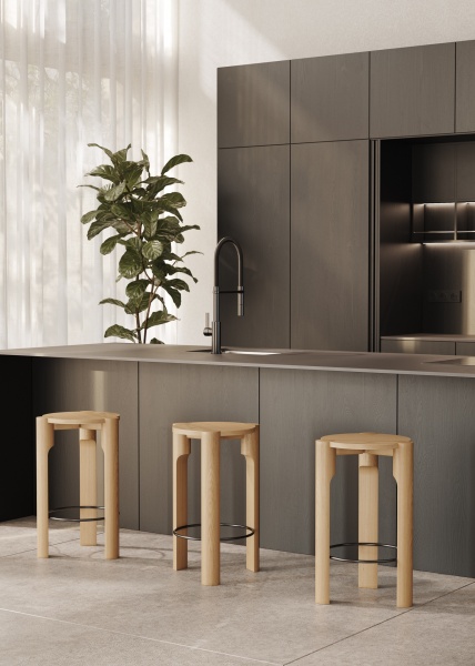 Табурет Domus высокий дуб от интернет-магазина IDODOM.RU