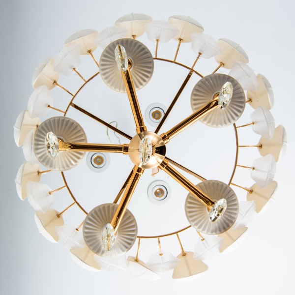 Люстра Cloyd BAHAMA-A C5 / ø50 см - бел.керамика (арт.10689) от интернет-магазина IDODOM.RU