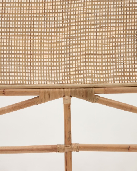 Quiterie круглое изголовье из ротанга с натуральной отделкой 150/160 см от интернет-магазина IDODOM.RU