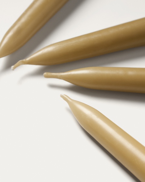 Набор Talinen из 4 бежевых свечей от интернет-магазина IDODOM.RU