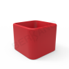 Кашпо Cubo 60 красного цвета