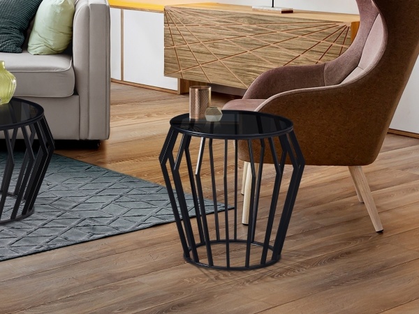 Приставной столик Ciros черный матовый от интернет-магазина IDODOM.RU