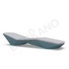 Шезлонг Quaro с подушками Blue Pine, Gray