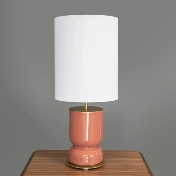 Настольная лампа Got золотой металл /Отделка persimon абажур 11532 от интернет-магазина IDODOM.RU