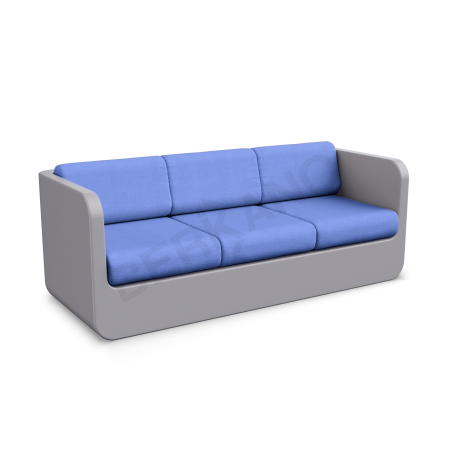 Диван Grace с подушками Concrete Gray, Navy