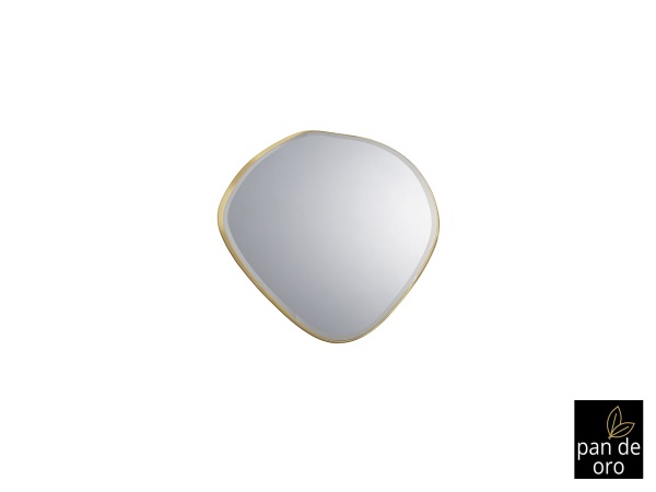 Зеркало овальное Mimo 80X80 золотое от интернет-магазина IDODOM.RU