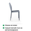 Стул Рольф, кожа антрацит от интернет-магазина IDODOM.RU
