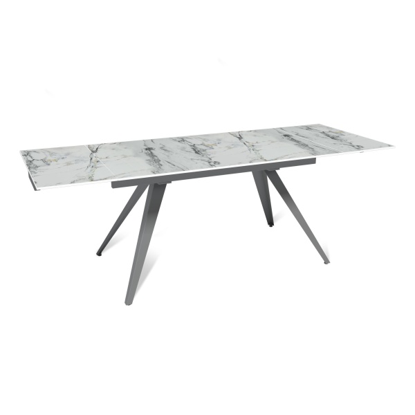 Стол раскладной Asti (140+40+40), керамика глянцевая Ice Jade от интернет-магазина IDODOM.RU