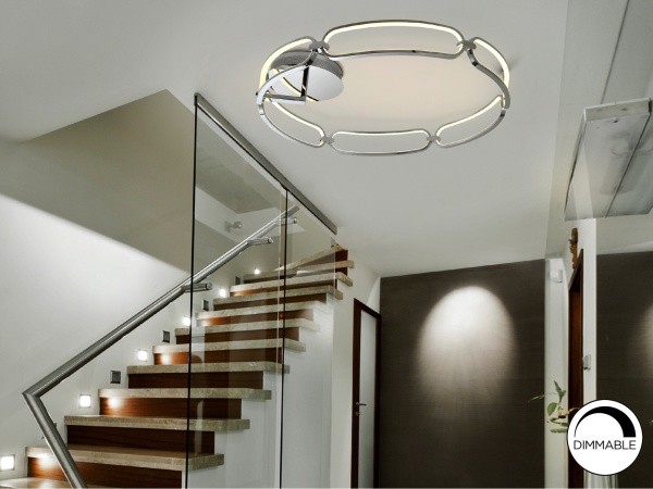 Потолочный светильник Colette Ø80 хром от интернет-магазина IDODOM.RU