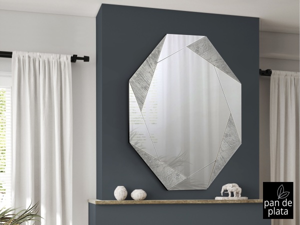 Зеркало Laverna серебряное от интернет-магазина IDODOM.RU