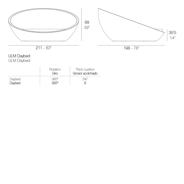Кровать Ulm круглая LED от интернет-магазина IDODOM.RU