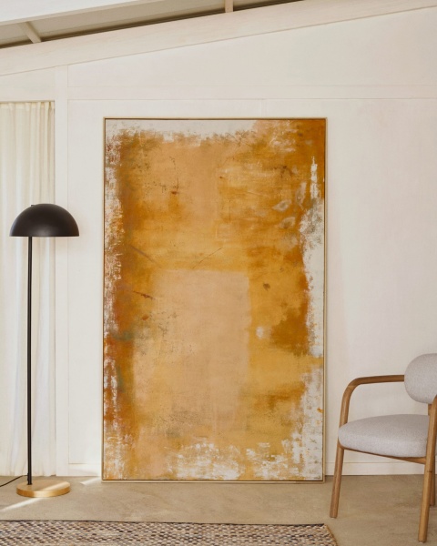 Торшер из дерева ясеня Catlar и металла черный от интернет-магазина IDODOM.RU