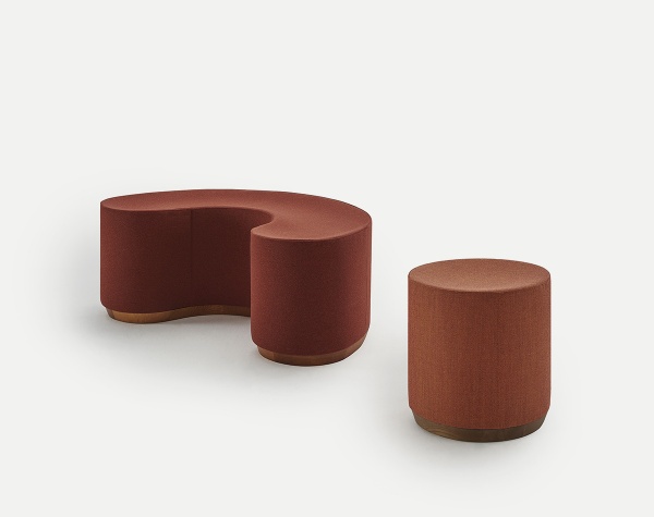 Банкетка полукруглая Dividuals от интернет-магазина IDODOM.RU