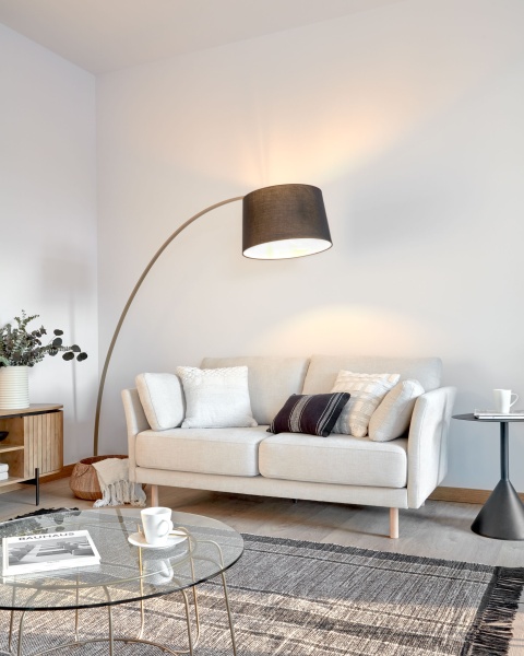 Набор Estibalis из 2 круглых корзин из 100% джута с натуральной отделкой от интернет-магазина IDODOM.RU