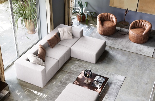 Модуль диван Драм Д-101 - Эконом микровелюр