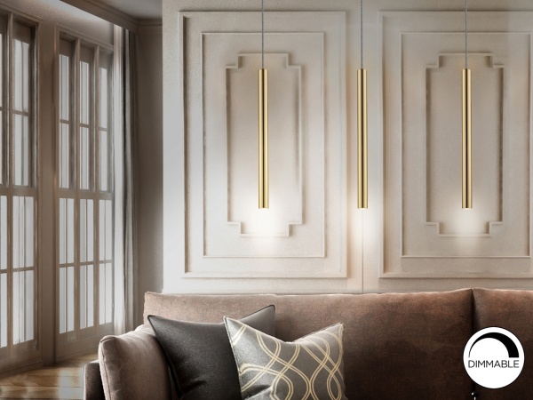 Подвесной светильник Varas 1L золото от интернет-магазина IDODOM.RU