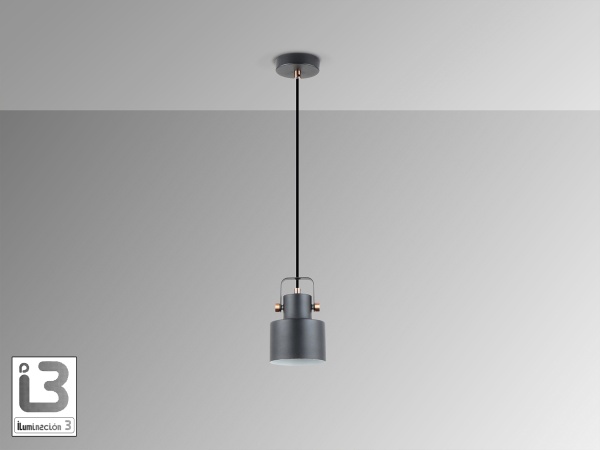 Erika Подвесной светильник 1L черный-медный от интернет-магазина IDODOM.RU