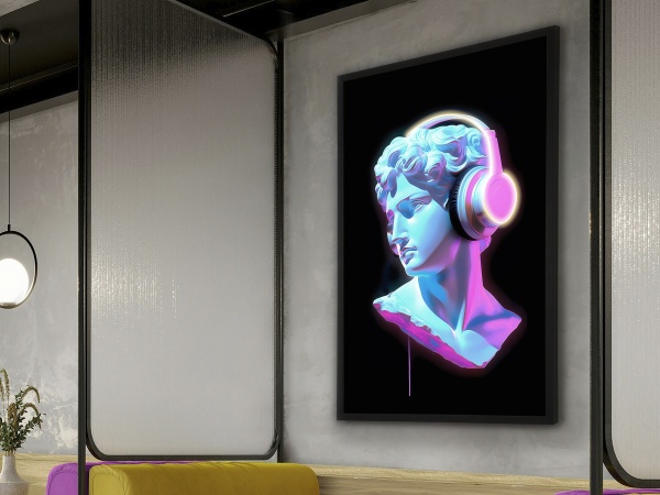 Картина Busto COLOR LED 80X120 от интернет-магазина IDODOM.RU