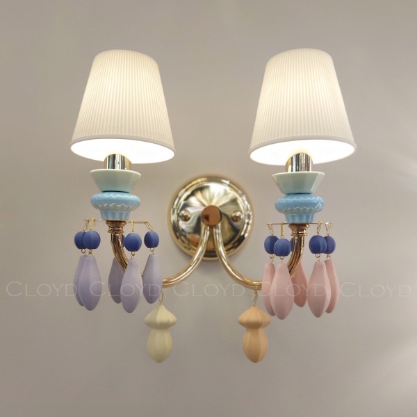 Бра Cloyd LOTTIE-A W2 - цветная керамика (арт.20291) от интернет-магазина IDODOM.RU