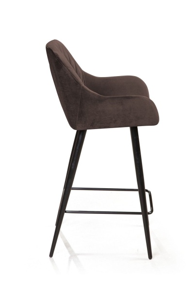 Стул полубарный Robert, бархат антрацит 14 от интернет-магазина IDODOM.RU