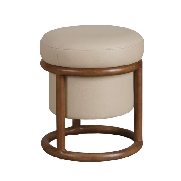 Пуф 5176 из экокожи цвета норки от интернет-магазина IDODOM.RU