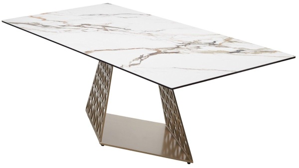 Стол обеденный Emma (220) керамика матовая светлая от интернет-магазина IDODOM.RU