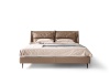 Кровать Дженис из натуральной кожи