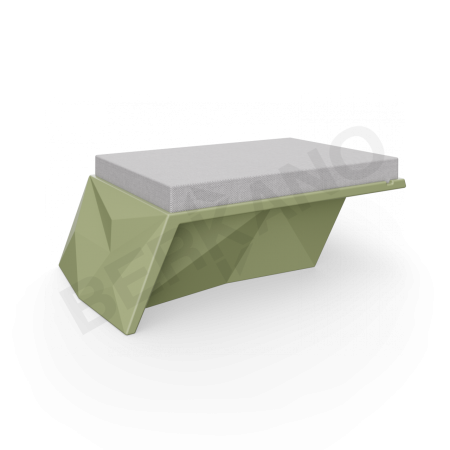 Угловой модуль Quaro с подушками Olive green, Gray