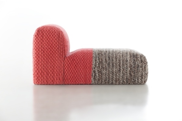 Пуф модульный Mangas Space Plait Coral от интернет-магазина IDODOM.RU