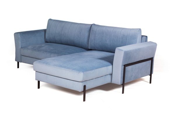 Fiji диван-кровать с шезлонгом, велюр от интернет-магазина IDODOM.RU